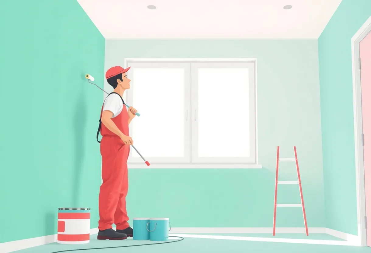 Peintre Torcy 77200 en intervention sur un chantier